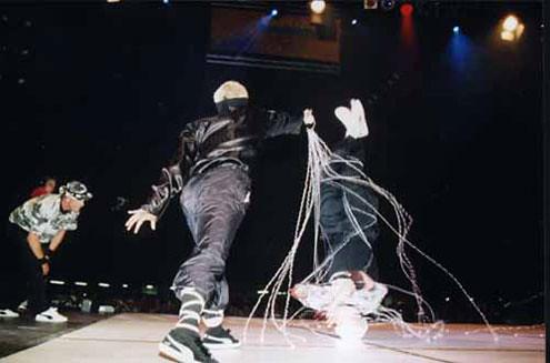 Show routine at BOTY 1999